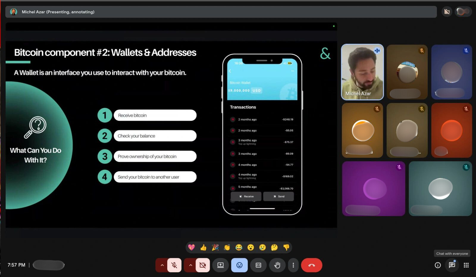 Live Bitcoin workshop session - Wallets & Addresses
